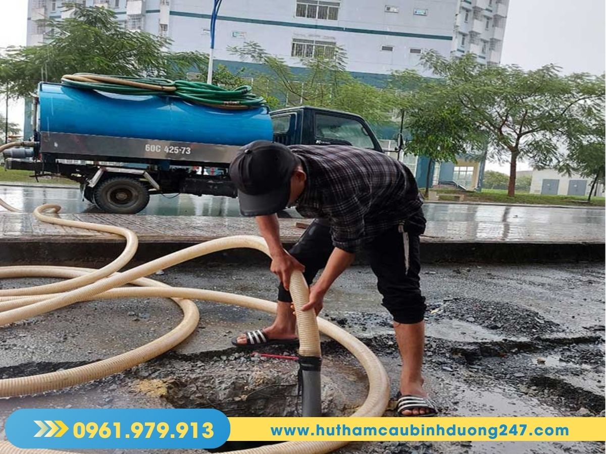 Thông nghẹt đường ống nước mưa bình dương