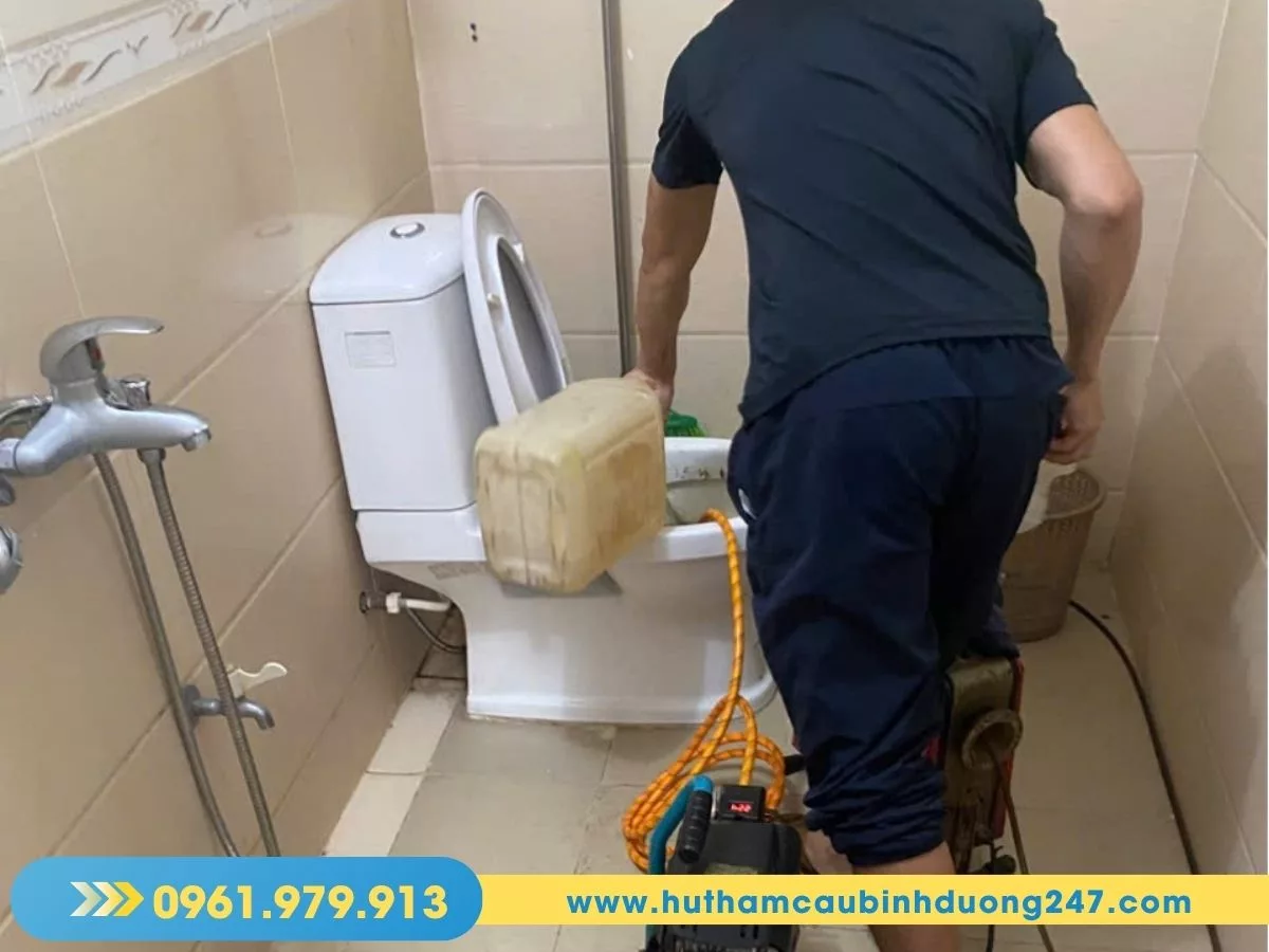 Xử lý bồn cầu trào ngược bình dương