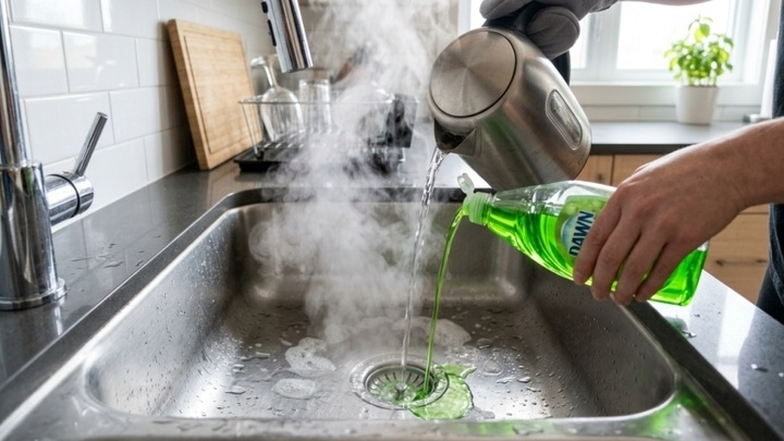 Tẩy dầu mỡ đường ống bồn rửa bát bình dương