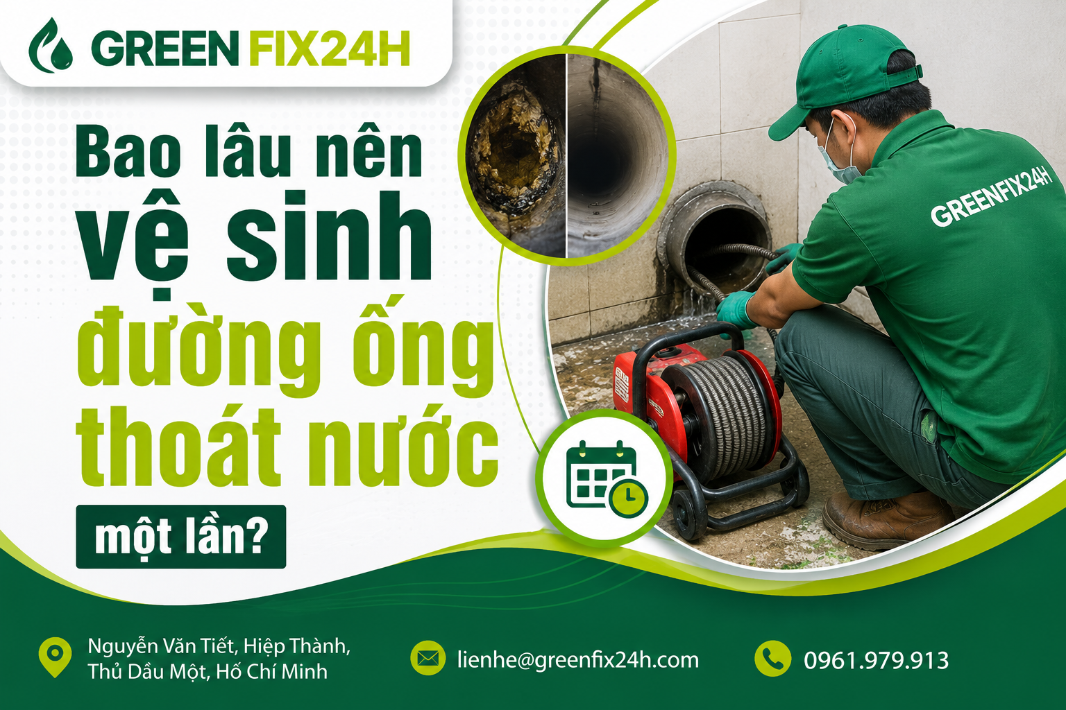 Bao lâu nên vệ sinh đường ống thoát nước một lần?