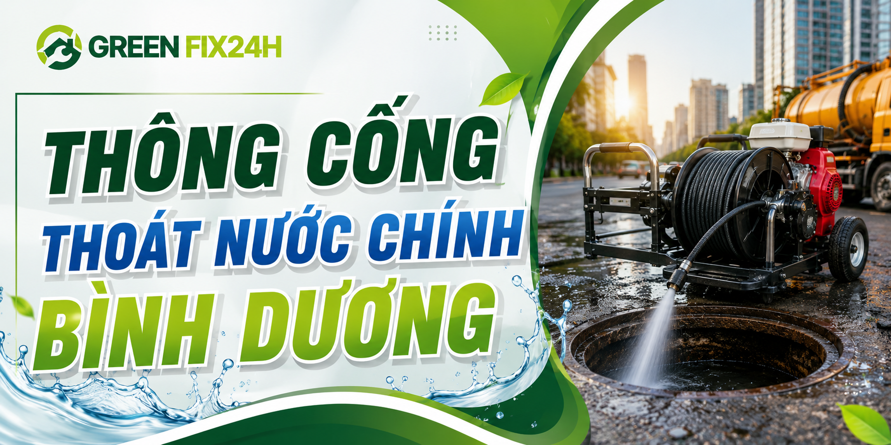 Thông cống thoát nước chính bình dương: 5 cách xử lý triệt để 100%