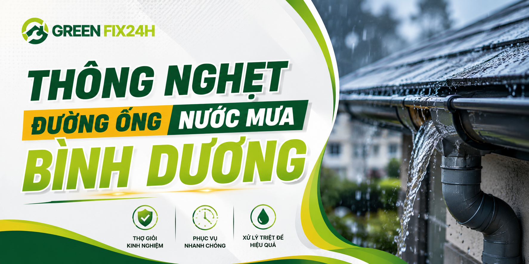 Thông nghẹt đường ống nước mưa bình dương: 5 Giải Pháp Hú Vía!