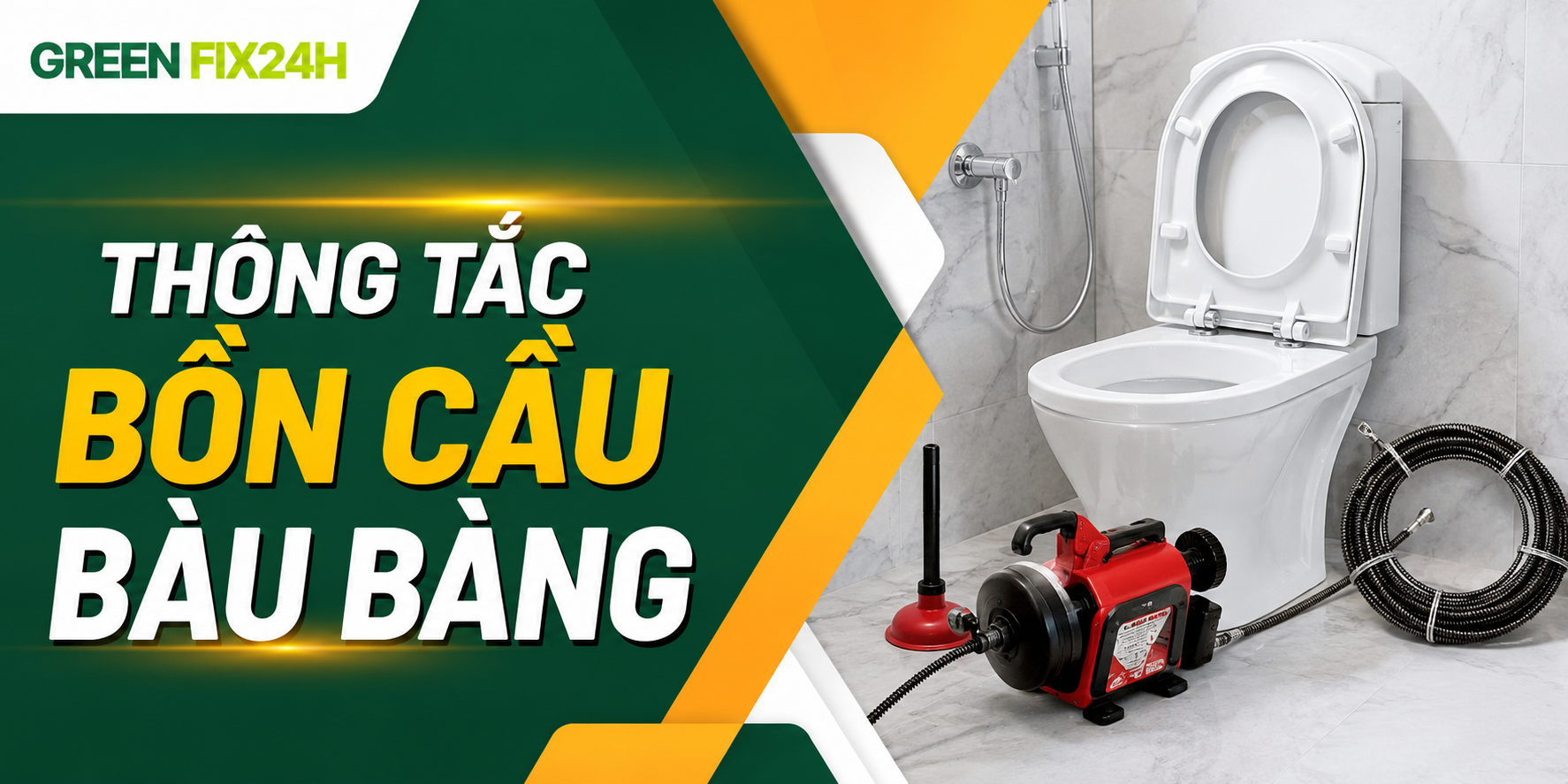 Thông tắc bồn cầu bàu bàng triệt để 100% chỉ trong 25 phút!