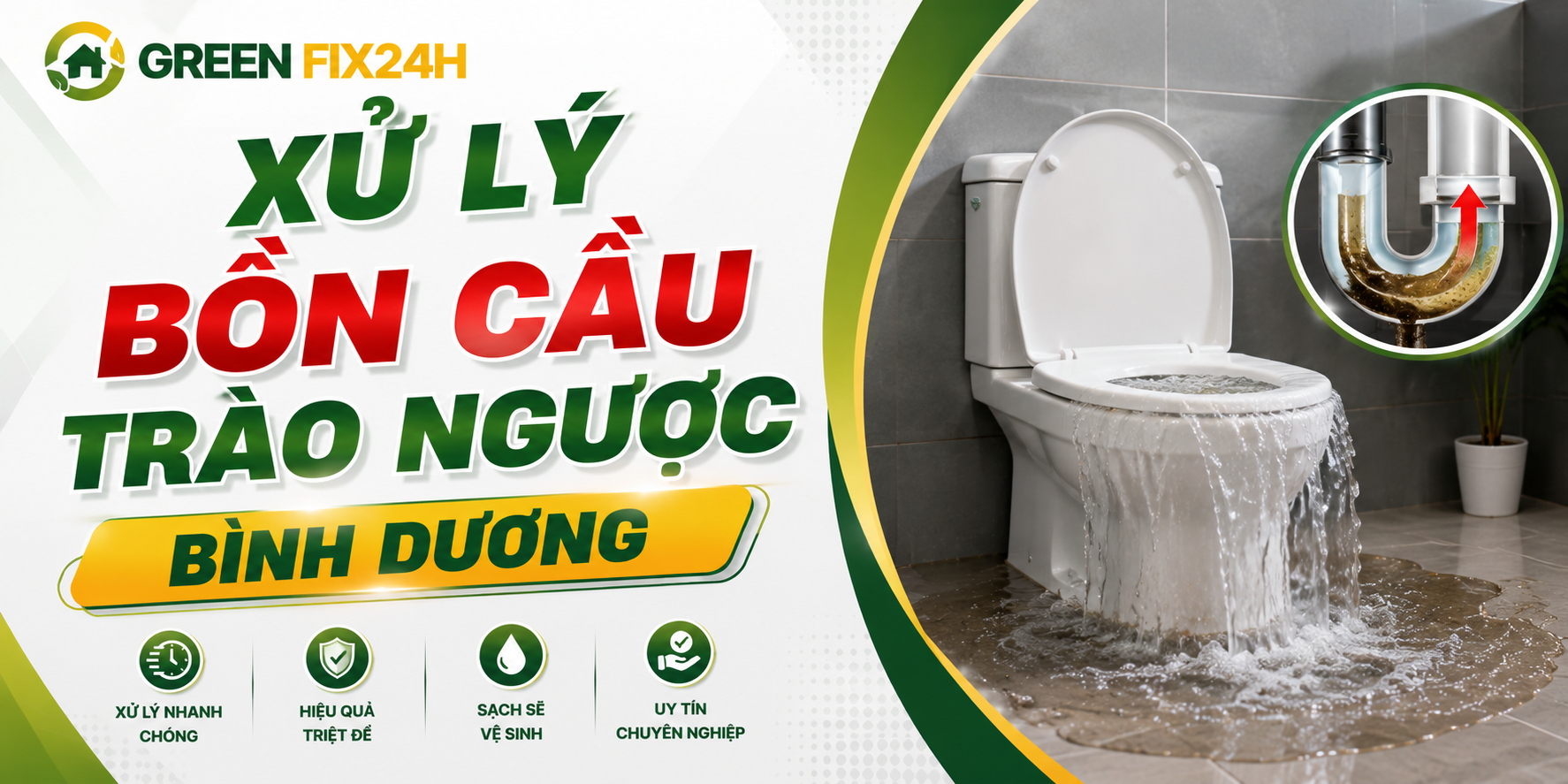 Xử lý bồn cầu trào ngược bình dương: 3 cách dứt điểm nỗi ám ảnh!